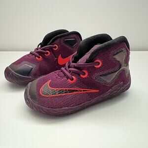 Nike Lebron Xiii 808712 500 Infant 4C Purple Baby Basketball Shoes Crib Sneakers